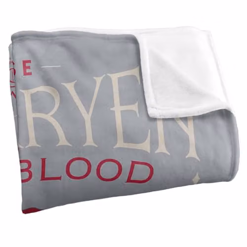 Warner Bros. Game of Thrones House Targaryen Sigil Super Soft Fleece Throw Blanket, Multicolour, W/D/H: 152.4 x 127.0 x 1.0 cm – 2