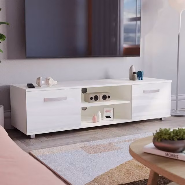 HD Designs Vida Designs Cosmo 2 Door TV Unit in White