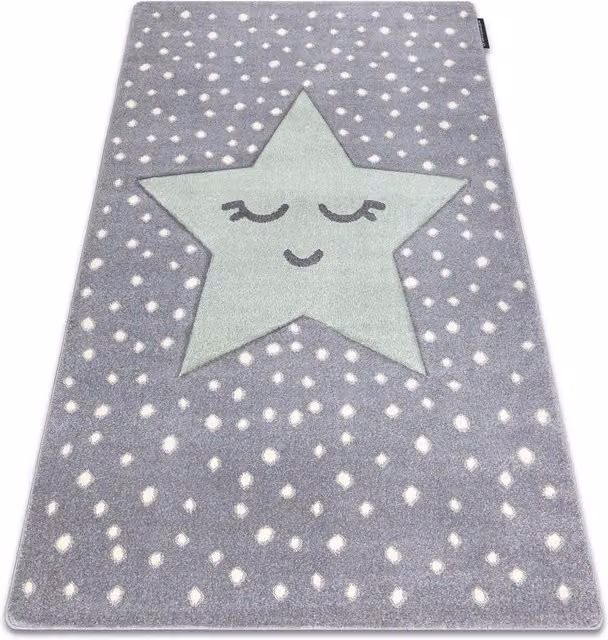 RugsX Petit Grey Modern Rectangular Rug, W: 160 cm, L: 220 cm