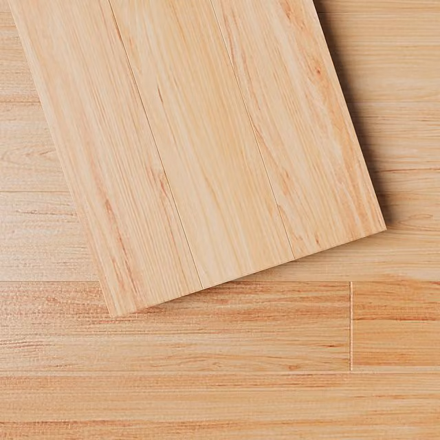 Komore 14 Piece Wood Look SPC Vinyl Flooring in Beige