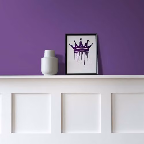 Vintro Luxury Matt Emulsion Multi Surface Paint, Royal Purple, 1 l – 2