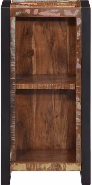 Berkfield Home Industrial Mango Wood Bedside Cabinet in Brown, W/D/H: 40 x 30 x 80 cm