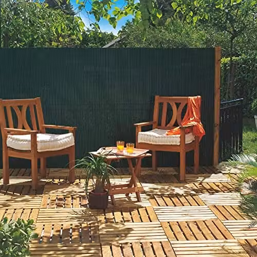 True Products Artificial Bamboo Slat Privacy Screening, Green, Height: 180 cm – 6