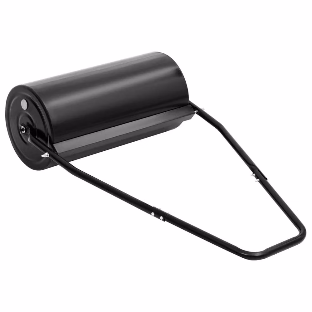 Berkfield Home Garden Manual Lawn Roller with Handle, Black, 42 L, Steel and Iron – 2