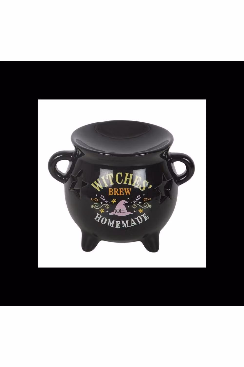 KDMD Witches Brew Ceramic Cauldron Oil Burner and Wax Warmer in Black – 2