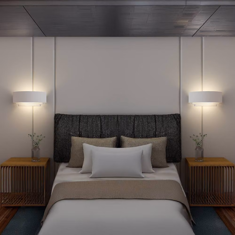 TCP White 3 Tier Style Indoor Wall Light IP20 with E14 Socket – 2