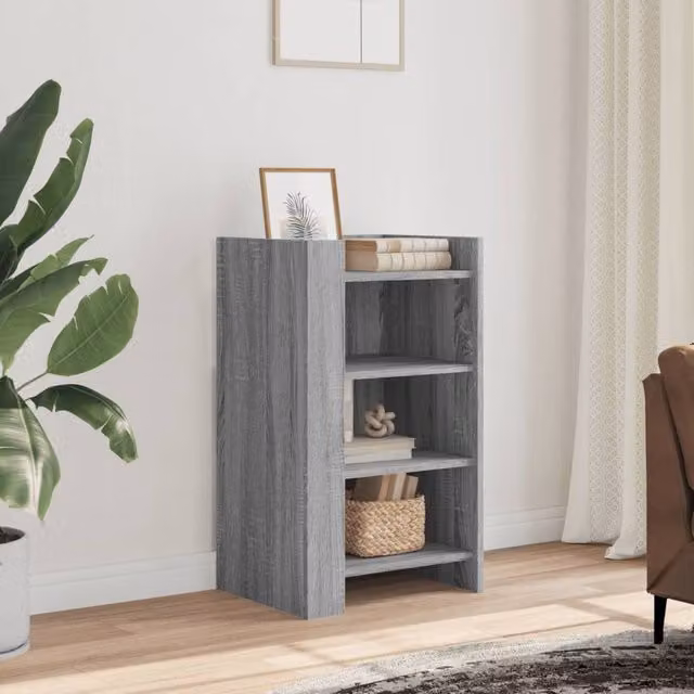Berkfield Home Grey Sonoma Sideboard in Engineered Wood W/D/H: 45 x 35 x 75 cm – 1
