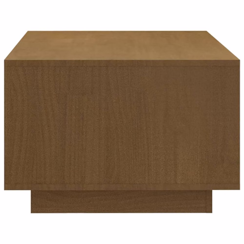 Berkfield Home Modern Rectangular Coffee Table in Honey Brown Solid Pinewood, W: 110 cm, D: 50 cm, H: 33.5 cm – 4