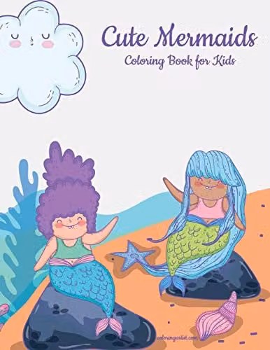 Cute Mermaids Colouring Book for Kids by Independently Published, Multicolour