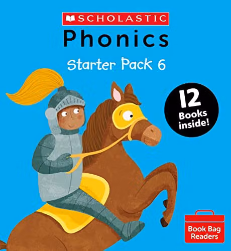 Scholastic Phonics Starter Pack 6: Multicolour Decodable Phonic Fiction Books for Ages 4-6 – 1