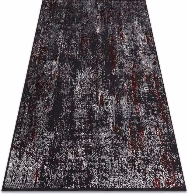 RugsX Vinci Vintage Grey Polyester Rug, W: 80 cm, L: 150 cm