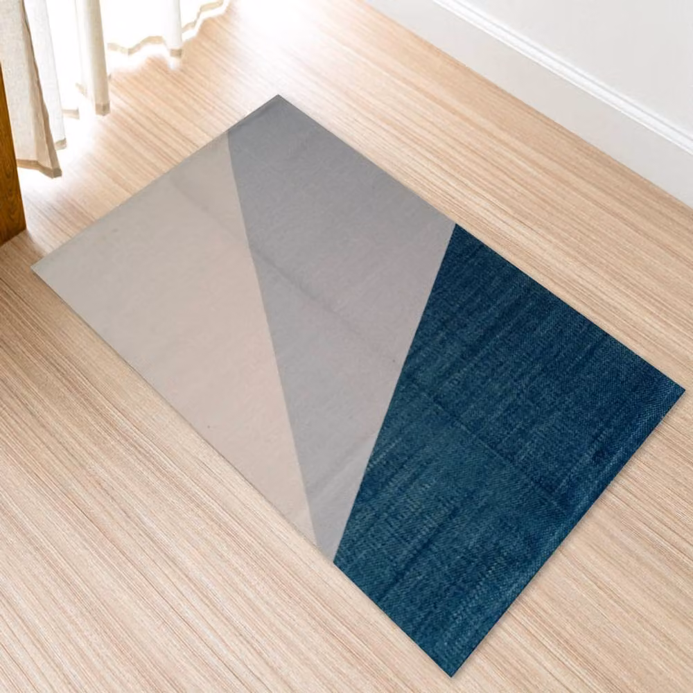 New Edge Blinds Oslo Printed Rectangular Rug, Multicolour, W: 90 cm, D: 60 cm – 2