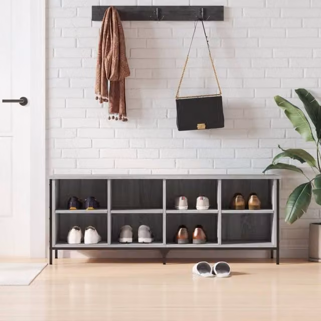 Berkfield Home Grey Sonoma Shoe Cabinet W/D/H: 131 x 35 x 50 cm – 1