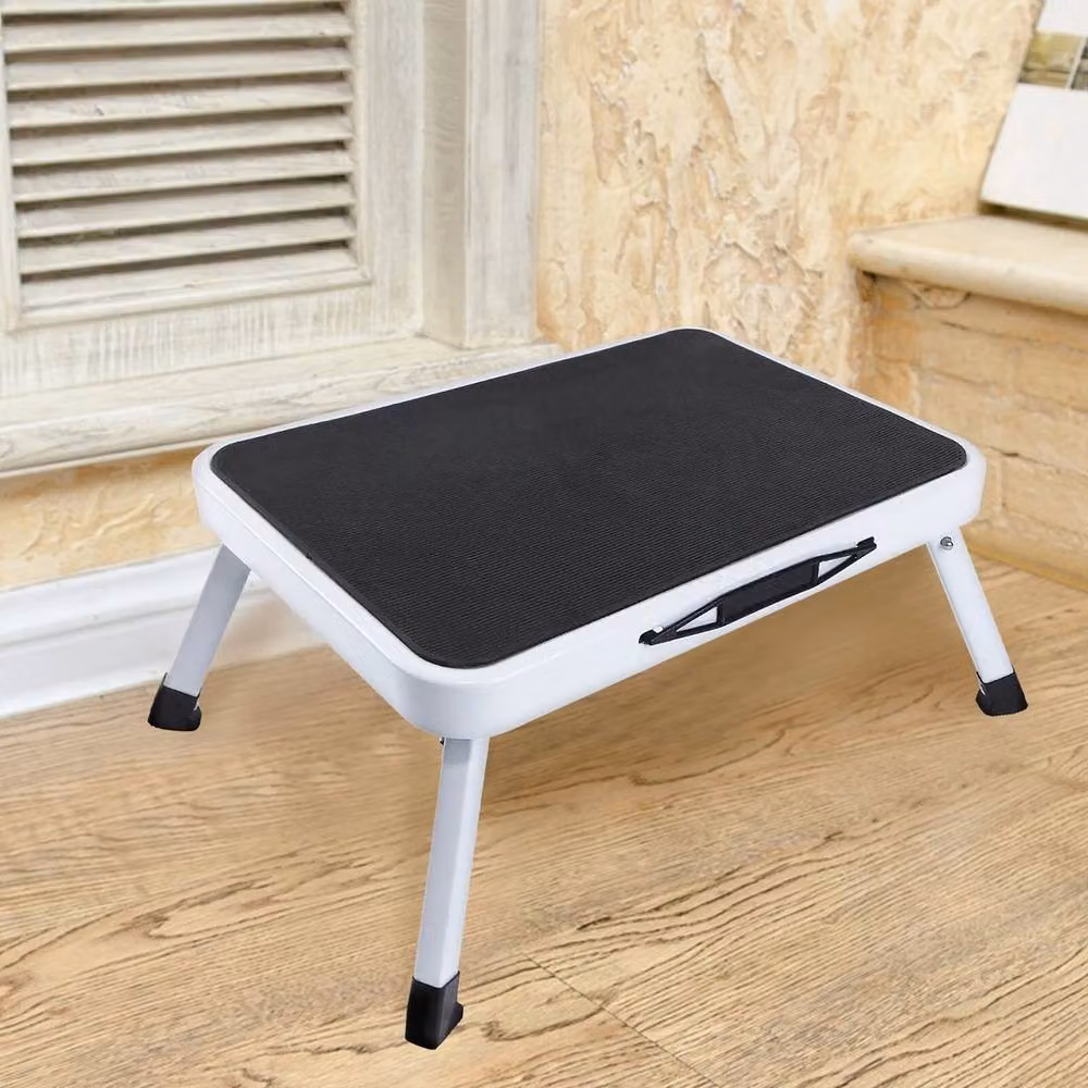 Kelvenix Black Foldable Steel Step Ladder W/D/H: 52 x 30 x 150 cm – 2