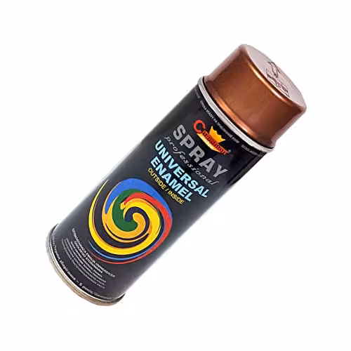 Sola Universal High Gloss Enamel Spray Paint, Brown, 2 x 400 mL – 4