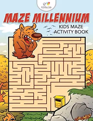 Kreative Kids Maze Millennium Kids Maze Activity Book, Multicolour