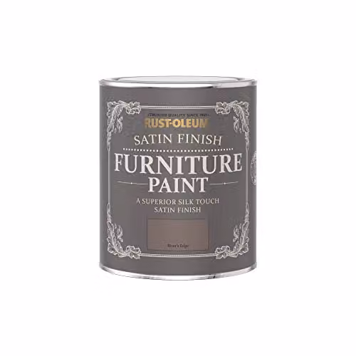 Rust-Oleum Satin Furniture and Skirting Board Paint in Brown and Yellow, 750ml – 3