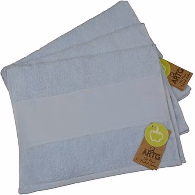 ARTG Print-Me Personalised Embroidered Cotton Guest Towel in Blue