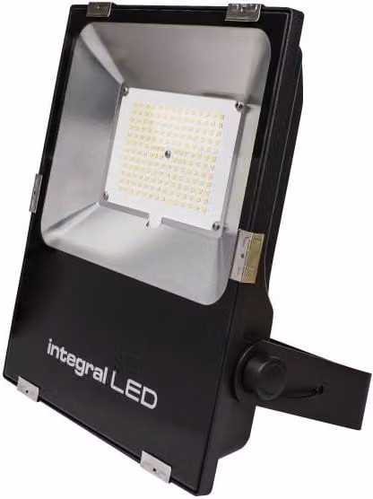 Netlighting Precision Plus 100W Area Floodlight, 13000LM, 3000K Warm White, IP66, IK08, Black