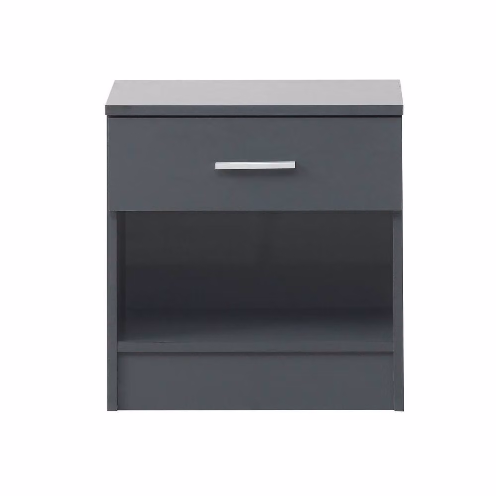 Timber Art Design Rio Costa 1 Drawer Bedside Table in Grey – 5