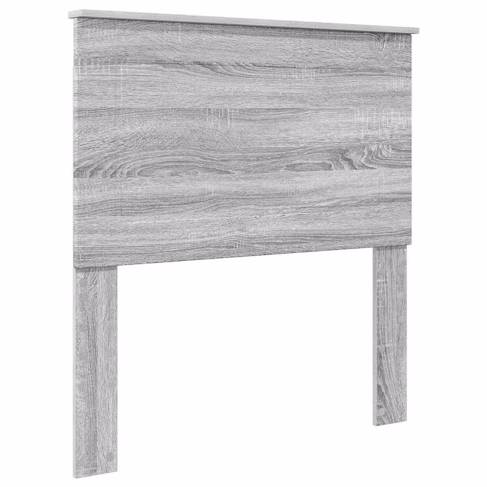 Berkfield Home Modern Bed Frame with Drawers in Grey Sonoma and Silver, Engineered Wood, W: 75 cm x L: 190 cm – 2