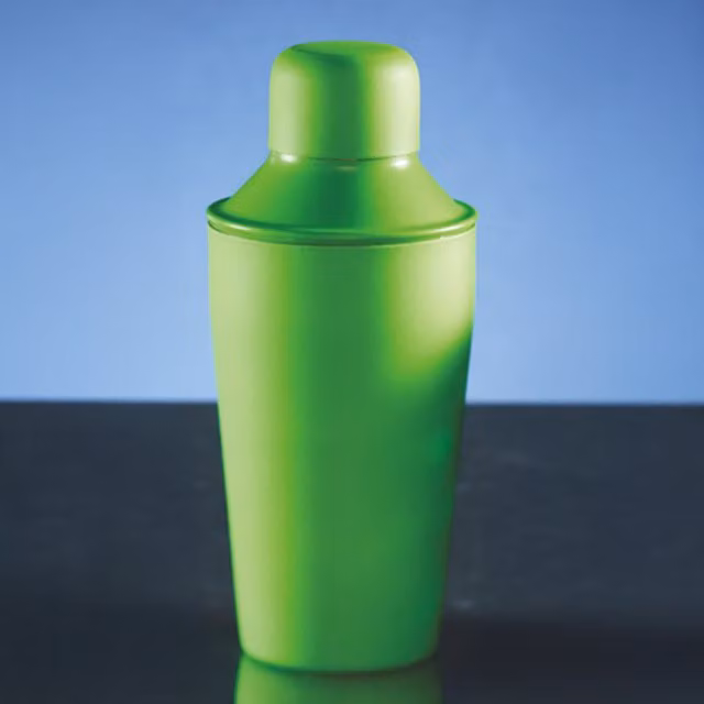 BarCraft Cocktail Shaker, Green, 300ml