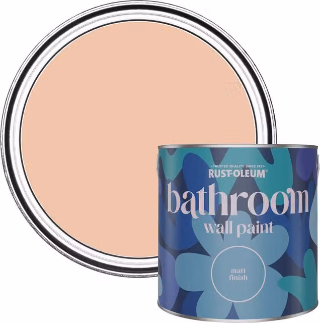 Rust-Oleum Coral Pink Water-Resistant Bathroom Wall and Ceiling Paint, 2.5 l – 1
