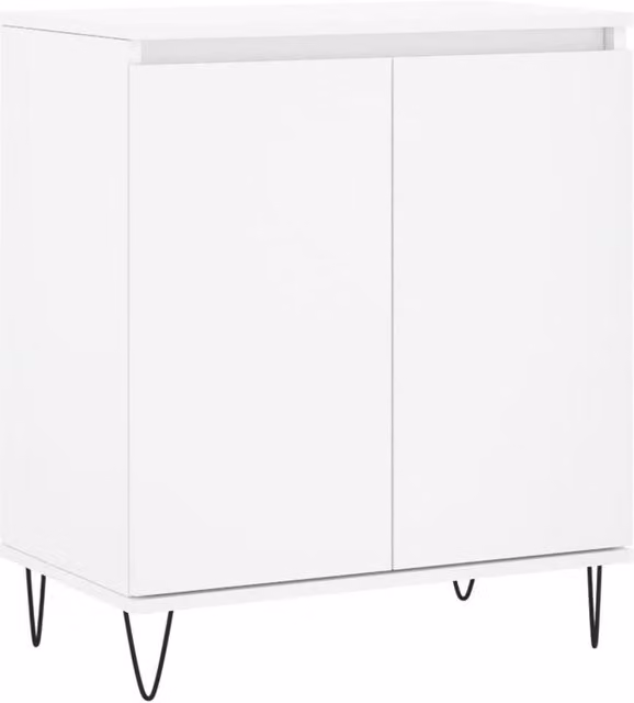 Berkfield Home Classic White Matt Sideboard, W/D/H: 60 x 35 x 70 cm