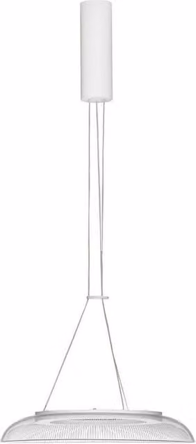 Netlighting Mantle 40cm Suspended LED Pendant Light in White, 22W, 1470lm, 3000K Warm White – 1