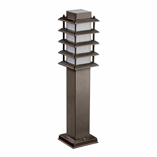 Forlight Siljan Brown Outdoor Bollard Light with IP55 Rating