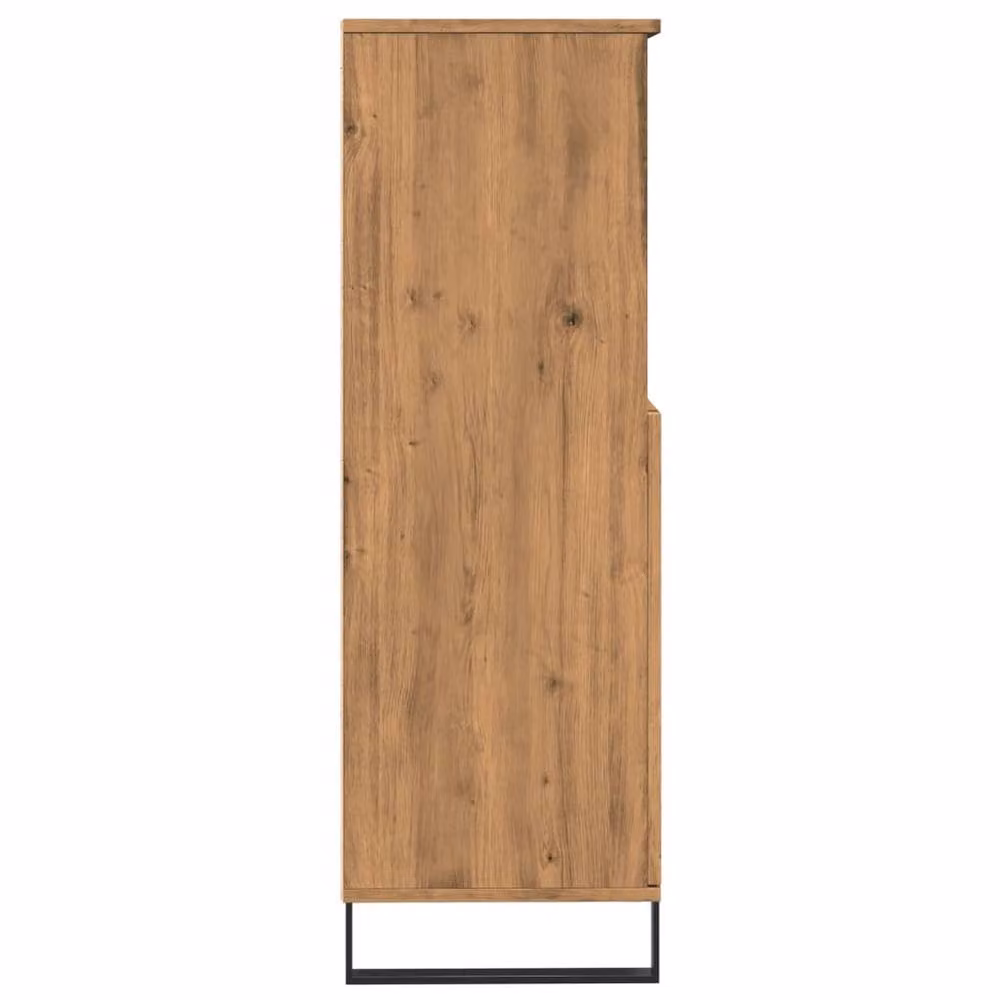 Berkfield Home Artisan Oak Highboard in Brown, W/D/H: 60 x 36 x 110 cm – 4