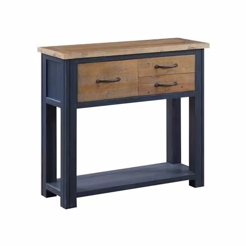 baumhaus Splash of Blue Hall Table in Blue and White – 1