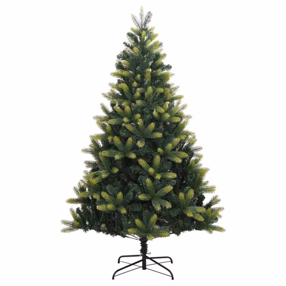 Berkfield Home Beautiful Green Artificial Hinged Christmas Tree with Stand, Height: 150 cm – 3