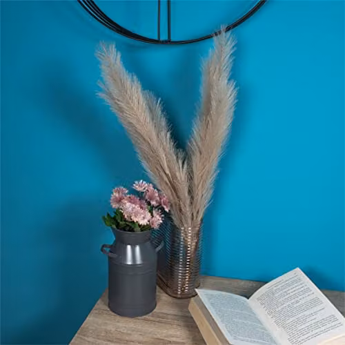 St Helens Home and Garden Vintage Metal Milk Churn Planter, Grey, Height: 19 cm – 3