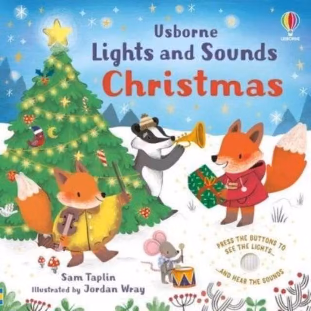 Sam Taplin Lights and Sounds Christmas Board Book, Multicolour