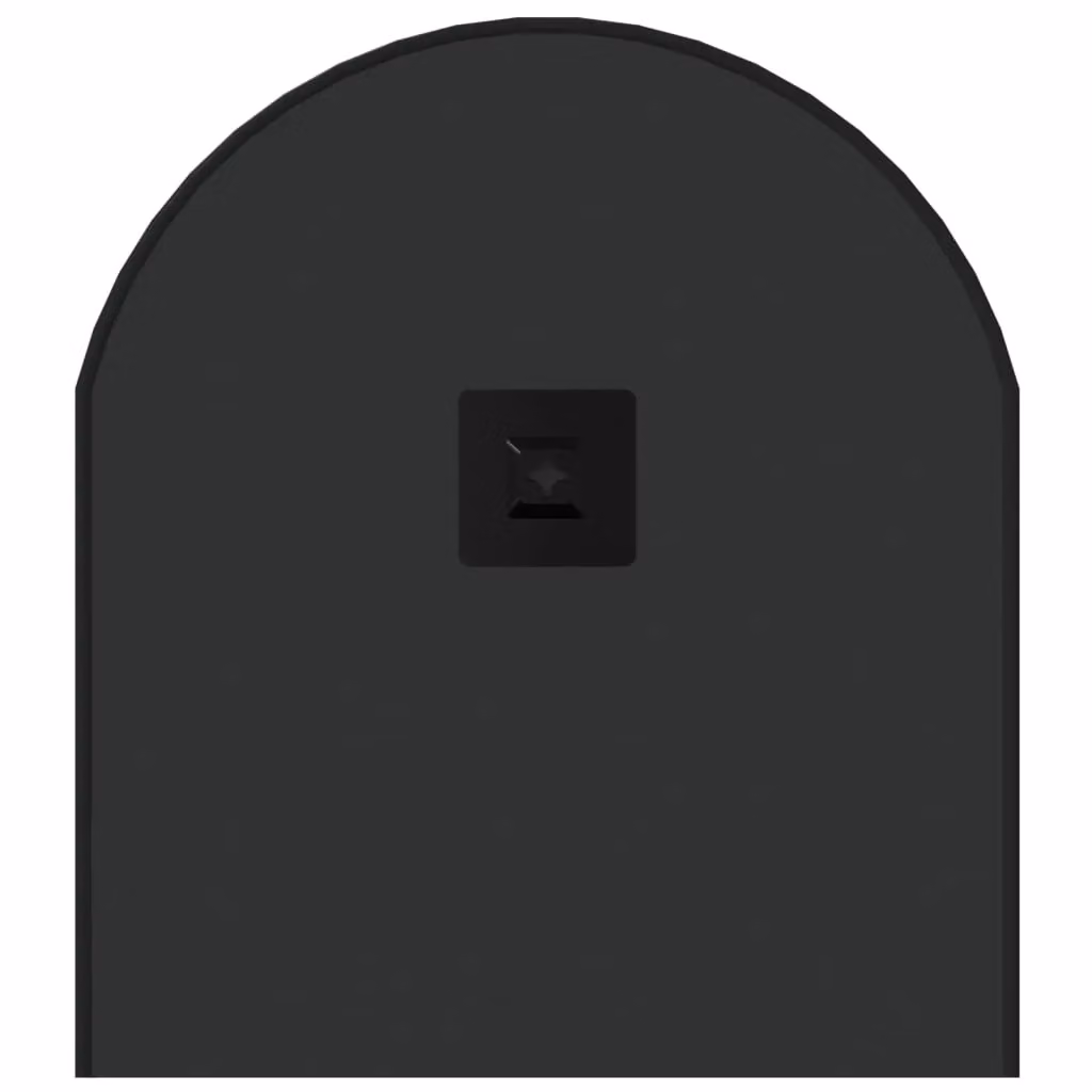 Berkfield Home Oval Wall Mirror in Black, W: 80 cm, H: 35 cm – 2