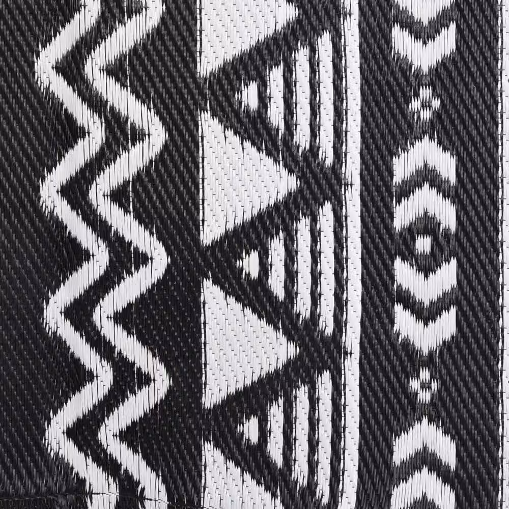Berkfield Home Black Ethnic Outdoor Rug, W/D: 190 x 290 cm – 6