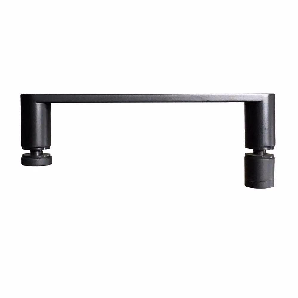 VOGREX Home Matte Black Round Shower Door Handle with 145mm Hole Centres
