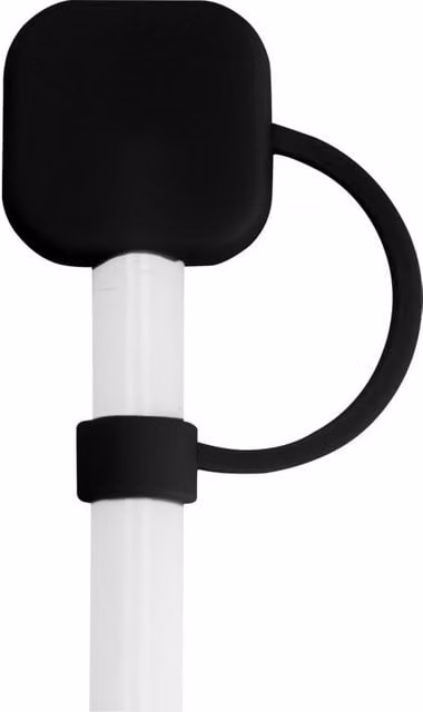 Floso Sip Silicone Straw Protector in Black – 1