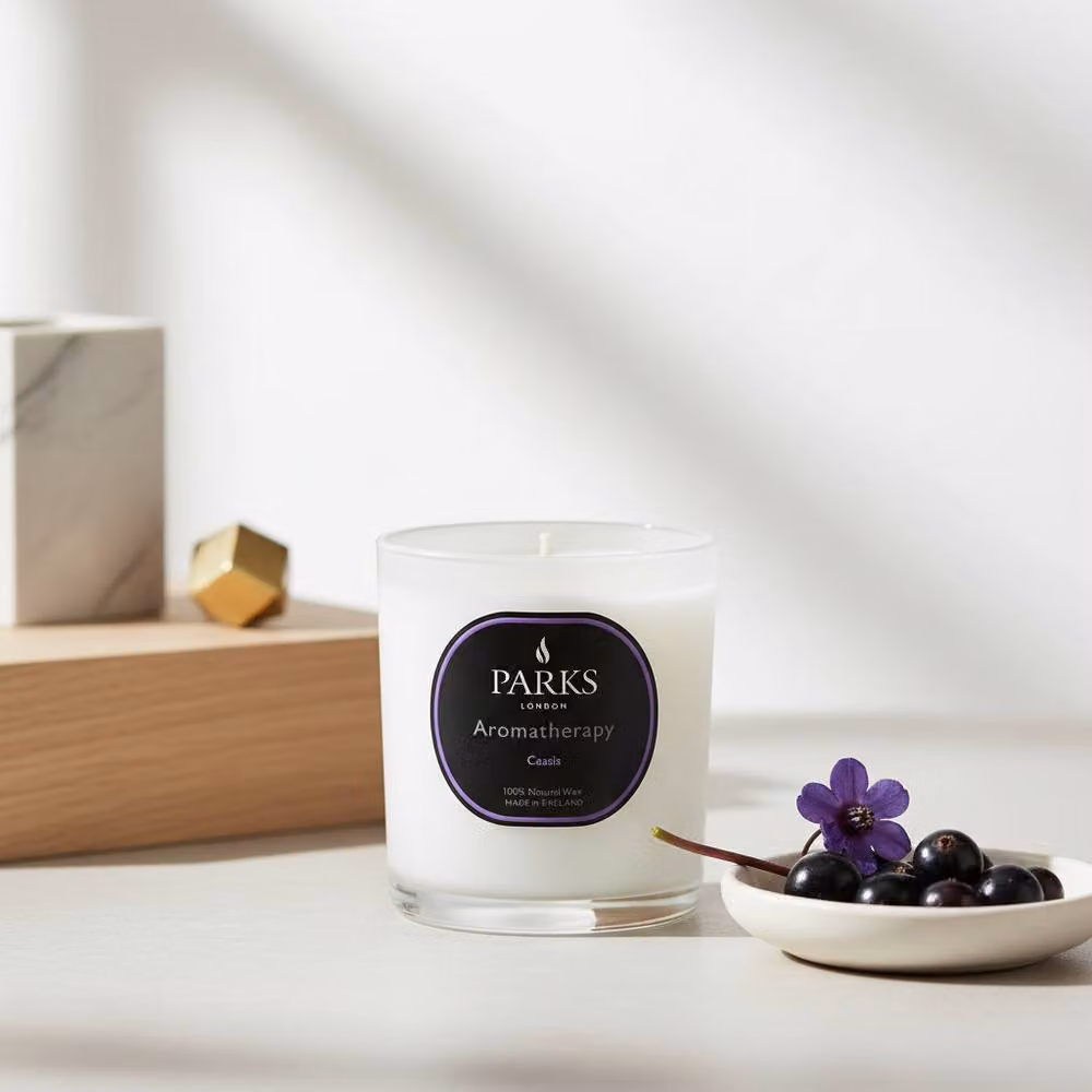 Parks Candles Cassis Votive Candle, White, 220g – 2