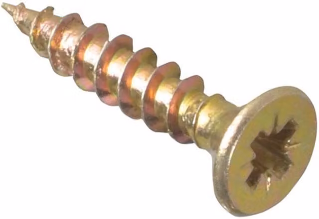 Forgefix Multi-Purpose Pozidriv Self-Countersinking Chipboard Screws, Silver, 200 Pack, Diameter: 3.0 mm, Length: 16 mm