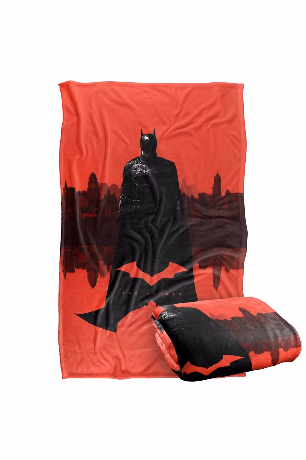 Warner Bros. The Batman (2022) Gotham Multicolour Super Soft Fluffy Polyester Blanket, Large – 2