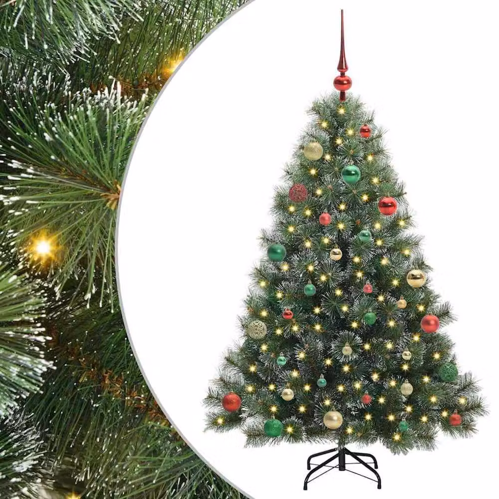 Berkfield Home Artificial Green Christmas Tree with 150 LEDs, Height: 150 cm – 2