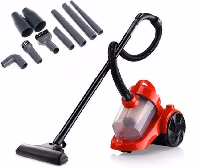 Kelvenix 1000W Multi-Function Bagless Vacuum and Dust Remover with HEPA Filter in Red – 1