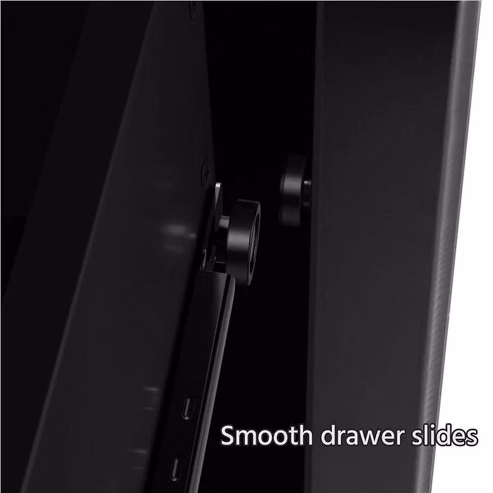 EONLION Black 3-Drawer Bedside Table Chest – 5