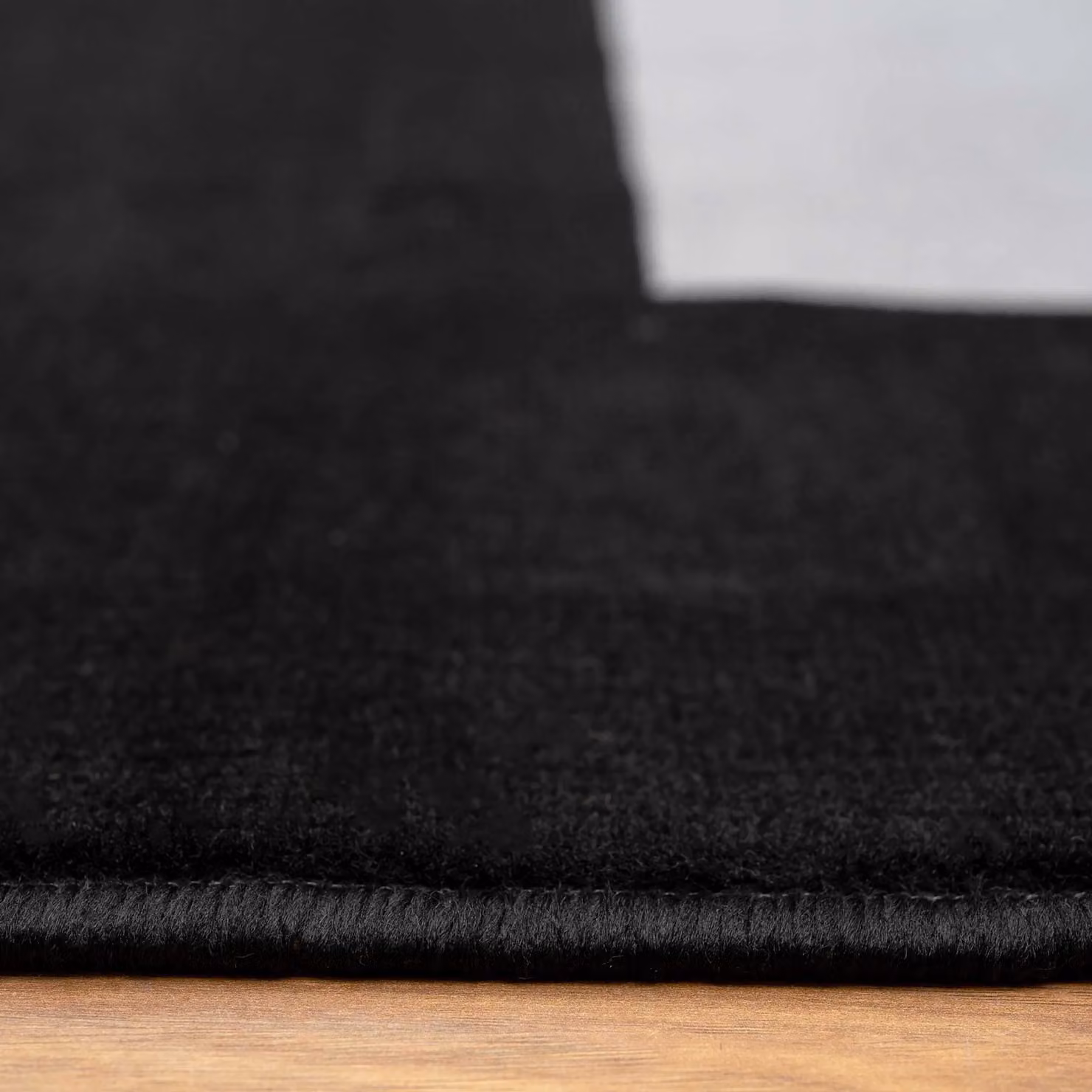 Kukoon Modern Abstract Runner Rug in Black and Grey, W: 160 cm, L: 230 cm – 4
