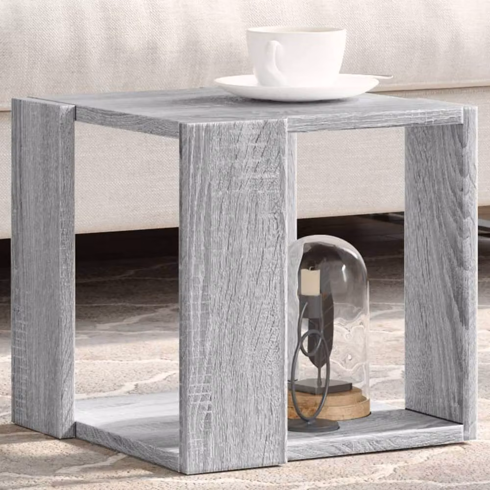 Berkfield Home Grey Sonoma Coffee Table, W/D/H: 32 x 32 x 30 cm – 2