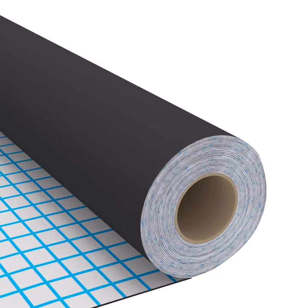 Berkfield Home Self-adhesive Black PVC Furniture Film, W: 90 cm, L: 500 cm – 3