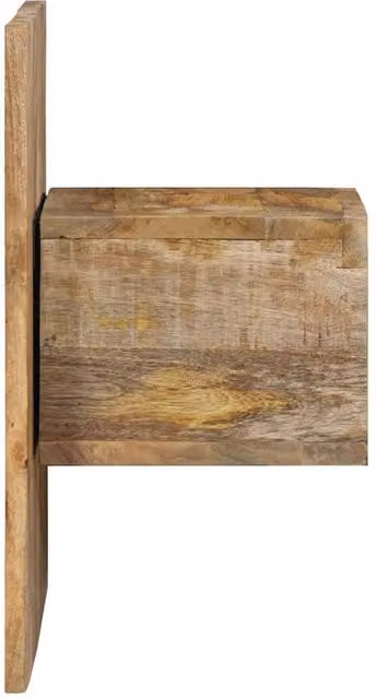 Berkfield Home Beautiful Bedside Cabinet in Brown Solid Mango Wood, W/D/H: 50 x 27 x 50 cm