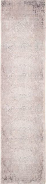 Kukoon Distressed Hallway Runner Rug in Beige and Grey, Non-Slip and Washable, W: 60 cm, L: 240 cm – 1